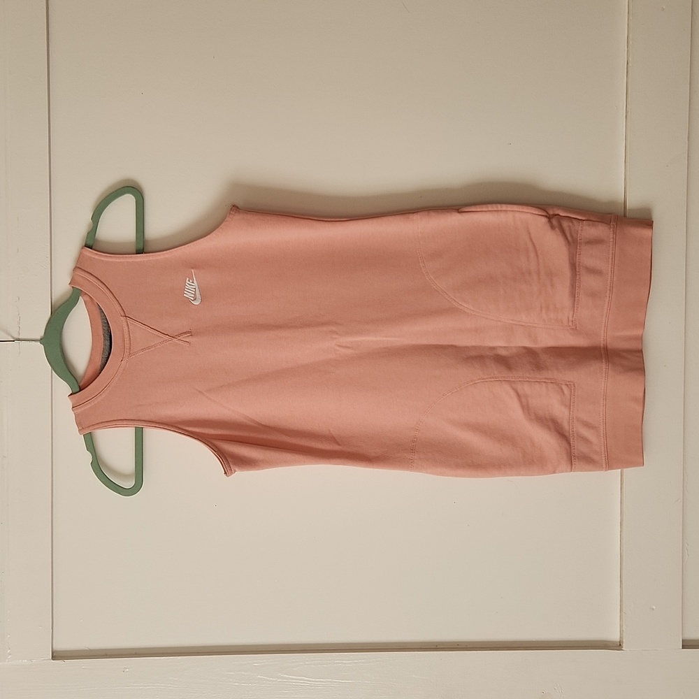 Neon Apricot Nike Tennis Dress with Pockets XS